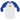 Progress Over Perfection Embroidered Unisex 3/4 Sleeve Raglan Shirt - White/Royal / S | Sobervation
