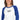 Progress Over Perfection Embroidered Unisex 3/4 Sleeve Raglan Shirt - White/Royal / S | Sobervation