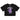 Purple Serenity Cub Crop Tee - Black Crop Top - Sobervation