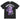 Purple Serenity Cub Garment - Dyed Heavyweight Tee - Black Heavyweight Graphic Print Tee - Sobervation