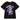 Purple Serenity Cub Organic Women's Tee - Black Womens Graphic Print Tee - Sobervation