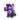 Purple Serenity Cub Pillow – Workout Edition – Custom Gym Bear Plush - 22″×22″ Custom Shaped Pillow - Sobervation