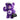 Purple Serenity Cub Sticker – Workout Edition – Bubble - Free Kiss - Cut Sticker - 5.5″×5.5″ Sticker - Sobervation