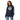 Recovery Roots Oversized Hoodie – Sobriety Grows Strong (Back Print) - Navy Oversized Graphic Print Hoodie - Sobervation