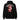 Red Serenity Cub Hoodie – Red Bear with Ice Cream Cone - Black Graphic Print Hoodie - Sobervation