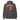 Red Serenity Cub Hoodie – Red Bear with Ice Cream Cone - Charcoal Graphic Print Hoodie - Sobervation