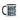 Rise Collection Mug with Color Inside – Inner Power in Every Sip - Blue Mug - Sobervation