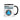 Rise Collection Mug with Color Inside – Inner Power in Every Sip - Blue Mug - Sobervation