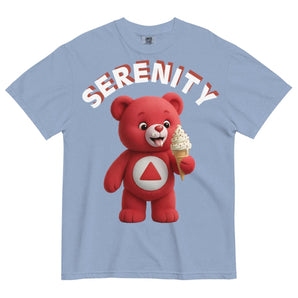 Ruby the Serenity Cub Garment-Dyed Heavyweight Tee - Washed Denim / S | Sobervation