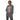 Serenity Cub Hooded Long - Sleeve Tee – Recovery - Inspired Comfort - Grey Triblend Hooded Long Sleeve Tee - Sobervation
