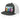 Serenity Cub Trucker Cap – Full Color Cub Lineup - Charcoal/ White DTF Trucker Hat - Sobervation