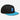 SOBER AF Embroidered Snapback – Collegiate Style Classic Cap - Aqua blue / Black / Black Classic Snapback - Sobervation