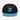 SOBER AF Embroidered Snapback – Collegiate Style Classic Cap - Aqua blue / Black / Black | Sobervation