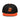 SOBER AF Embroidered Snapback – Collegiate Style Classic Cap - Orange / Black / Black | Sobervation