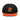SOBER AF Embroidered Snapback – Collegiate Style Classic Cap - Orange / Black / Black Classic Snapback - Sobervation