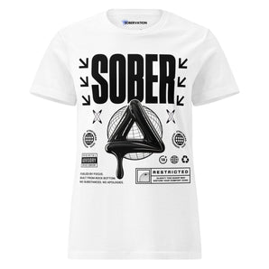 SOBER Black Label Women's Essential Tee – Melting Symbol Streetwear - S | Sobervation