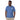 SOBER – Blue Gingham Floral Back Print Essential Tee w/ Rose Detail - Heather Royal Graphic Print T Shirt - Sobervation