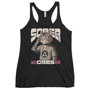 Sober Cats 25 – Women’s Racerback Tank - XS | Sobervation