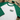 Sober Champion Embroidered Unisex 3/4 Sleeve Raglan Shirt - White/Kelly / S | Sobervation