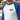 Sober Champion Embroidered Unisex 3/4 Sleeve Raglan Shirt - White/Royal / M | Sobervation