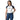 Sober Champion Embroidered Women's Micro Rib Raglan Baby Tee - White/Red / M | Sobervation