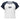 Sober Champion Embroidered Women's Micro Rib Raglan Baby Tee - White/Navy / S | Sobervation