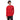 Sober Champion – Men’s Long Sleeve Shirt (Embroidered Front, Back Print) - Red Embroidered Long Sleeve Tee - Sobervation
