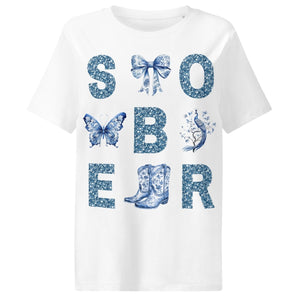 SOBER – Chinoiserie Organic Women’s T-Shirt - White / S | Sobervation