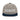 SOBER - Embroidered Snapback Hat - Heather Grey/ Navy Classic Snapback - Sobervation