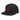 SOBER in a Heart – Embroidered Snapback Hat - Black Snapback Hat - Sobervation