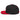SOBER in a Heart – Embroidered Snapback Hat - Black/ Red Snapback Hat - Sobervation