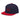 SOBER in a Heart – Embroidered Snapback Hat - Black/ Red Snapback Hat - Sobervation