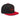 SOBER in a Heart – Embroidered Snapback Hat - Black/ Red Snapback Hat - Sobervation