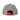 SOBER in a Heart – Embroidered Snapback Hat - Heather Grey/ Red Snapback Hat - Sobervation