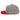SOBER in a Heart – Embroidered Snapback Hat - Heather Grey/ Red Snapback Hat - Sobervation
