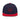 SOBER in a Heart – Embroidered Snapback Hat - Navy/ Red Snapback Hat - Sobervation