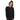 Sober in a Heart Long Sleeve – Clean Lines, Clear Message - Black Embroidered Long Sleeve Tee - Sobervation