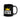 "Sober King" Black Glossy Mug - 11 oz Mug - Sobervation