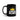 "Sober King" Black Glossy Mug - 11 oz Mug - Sobervation