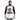Sober Squad 3/4 Sleeve Raglan Shirt - Skull Wave Design - White/Heather Charcoal 3/4 Sleeve Raglan - Sobervation