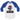 Sober Squad 3/4 Sleeve Raglan Shirt - Skull Wave Design - White/Royal 3/4 Sleeve Raglan - Sobervation
