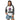 Sober Squad 3/4 Sleeve Raglan Shirt - Skull Wave Design - White/Heather Charcoal 3/4 Sleeve Raglan - Sobervation
