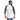 Sober Squad 3/4 Sleeve Raglan Shirt - Skull Wave Design - White/Heather Charcoal 3/4 Sleeve Raglan - Sobervation
