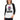 Sober Squad 3/4 Sleeve Raglan Shirt - Skull Wave Design - White/Heather Charcoal 3/4 Sleeve Raglan - Sobervation