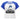 Sober Squad Women’s Micro Rib Raglan Baby Tee - White /True Royal Micro Rib Raglan Baby Tee - Sobervation