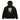 Sober Strength Oversized Hoodie – Recovery Turtle - Black Oversized Graphic Print Hoodie - Sobervation