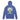 Sober Strength Turtle Hooded Long Sleeve Tee – Steady Recovery Style - Heather True Royal Hooded Long Sleeve Tee - Sobervation