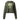 Sober Strength Women’s Crop Hoodie – Recovery Turtle - Military Green Crop Hoodie - Sobervation