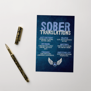 Soberversary Card – Sober Translations Vol. 2 (Wings of Recovery) - Default Title | Sobervation
