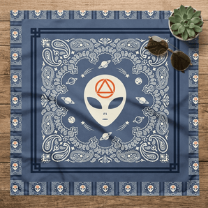 Sobriety Alien Paisley All - Over Print Bandana - S Bandana - Sobervation